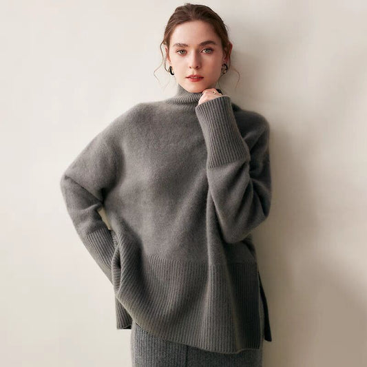 Women's Turtleneck Loose-fitting Sweater