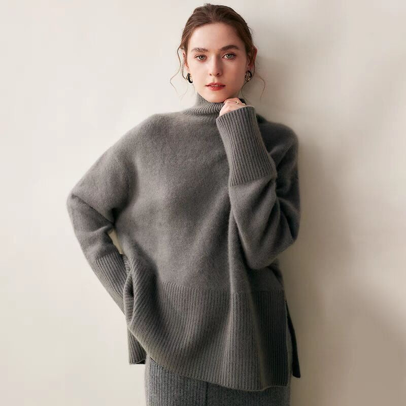 Women's Turtleneck Loose-fitting Sweater