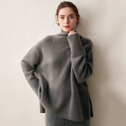 Women's Turtleneck Loose-fitting Sweater