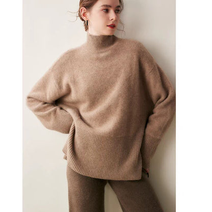 Women's Turtleneck Loose-fitting Sweater