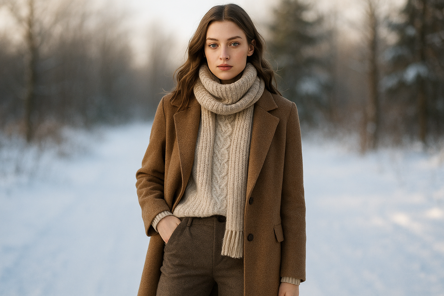 Koi vi eda di model winter clothes nal women